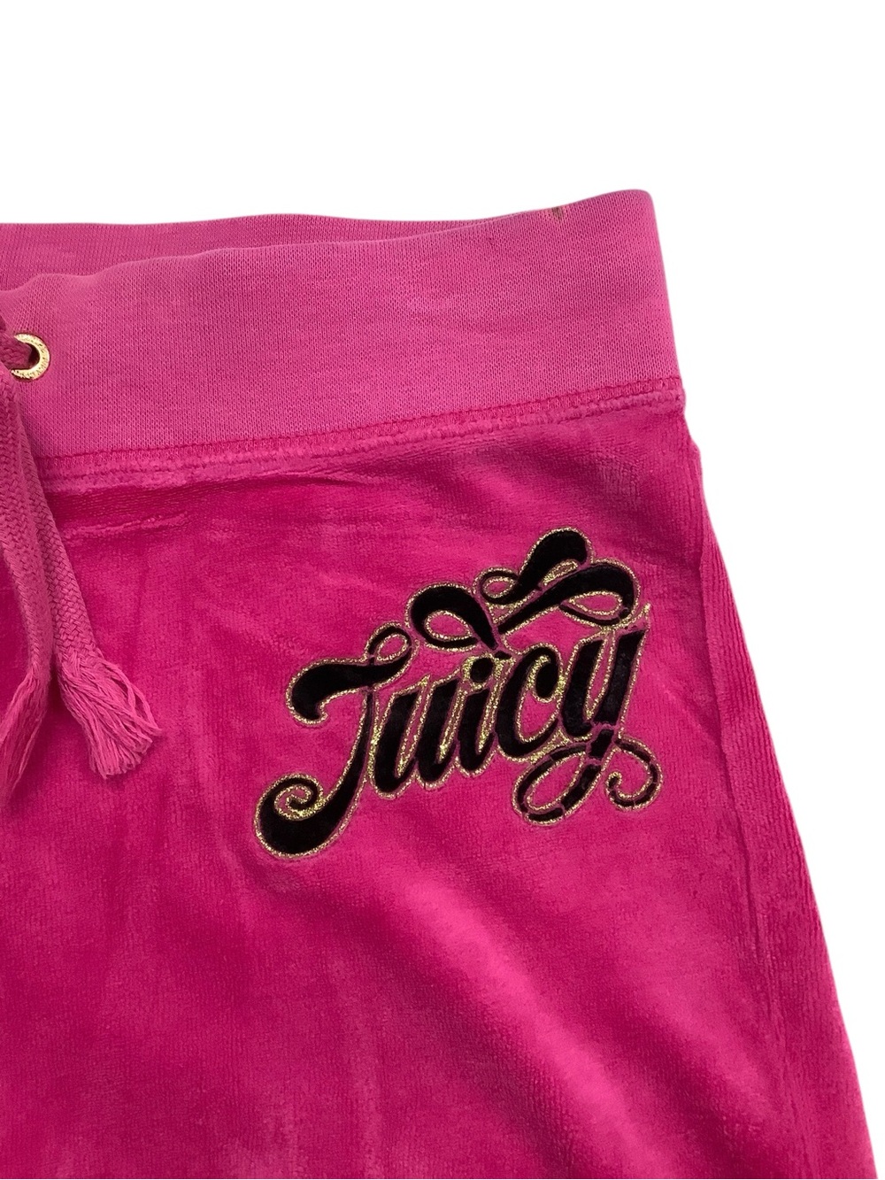 Juicy Couture Velour Lounge Pants with Embroidered Logo Y2K Streetwear - Picture 4 of 8